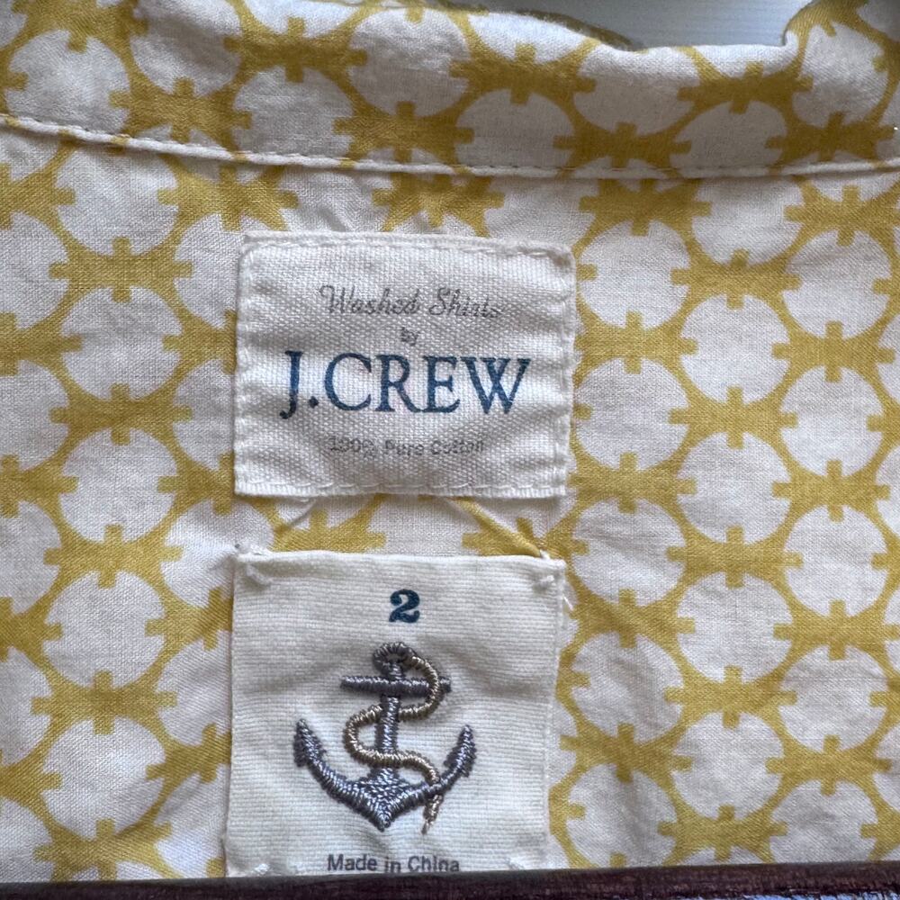 J.Crew Yellow Button down - Small - Picture 3 of 3